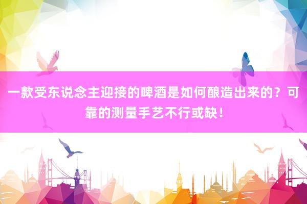 一款受东说念主迎接的啤酒是如何酿造出来的？可靠的测量手艺不行或缺！
