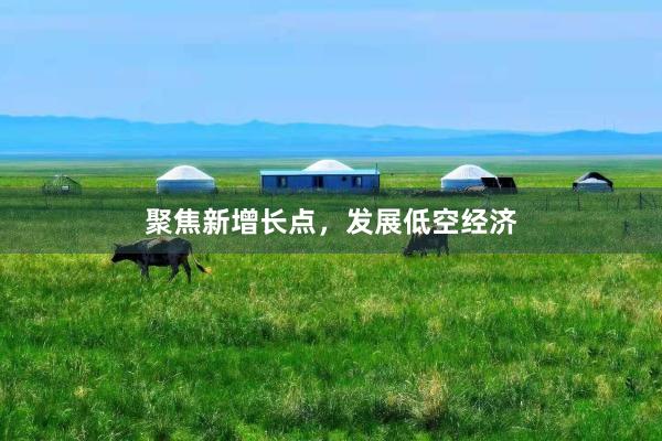 聚焦新增长点，发展低空经济