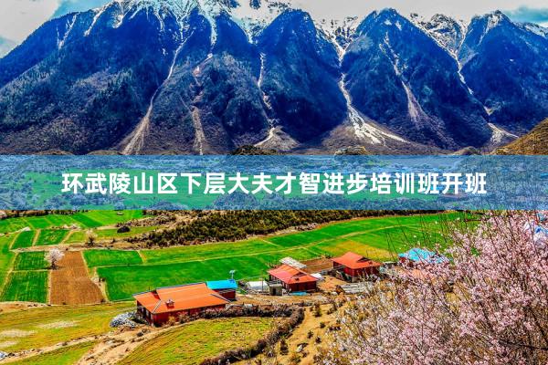 环武陵山区下层大夫才智进步培训班开班