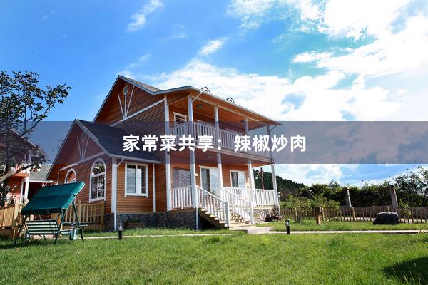 家常菜共享：辣椒炒肉